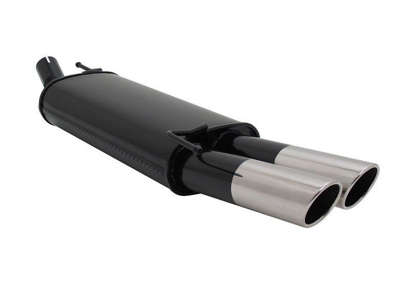 Novus Sport Endschalldämpfer für VW Golf 3 / Golf 4 Cabrio 2x76mm SR-Design A2532E76SR