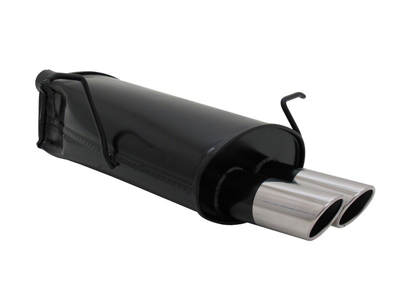 Novus Sport Endschalldämpfer für BMW E46 2x76mm SR-Design A3002E76SR