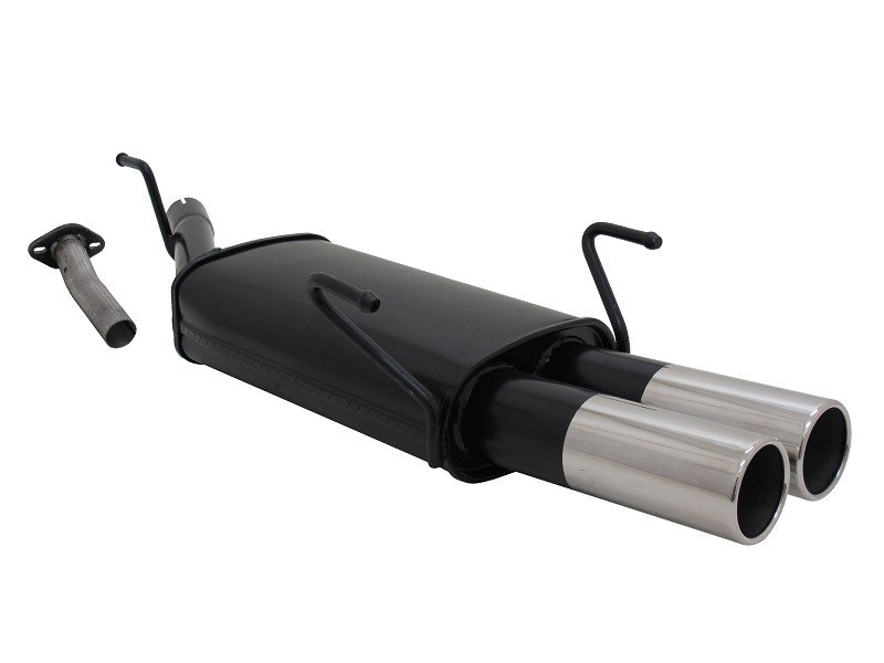 Novus Sport Endschalldämpfer für Opel Astra G Caravan 2x76mm A3262E76