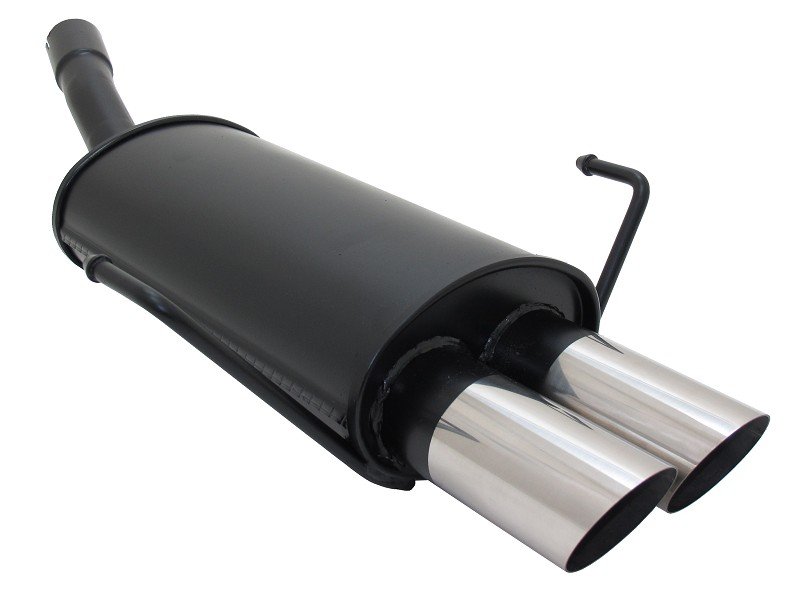 Novus Sport Endschalldämpfer für Opel Astra H Fließheck 2x76mm MS-Design A3272E76S