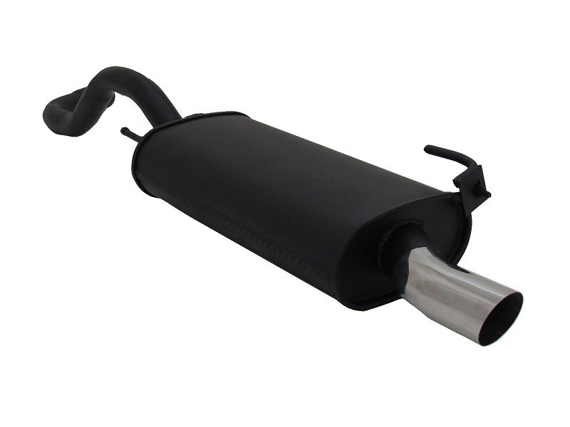 Novus Sport Endschalldämpfer für VW Polo 4 6N / 6N2 1x60mm S-Design A3311S