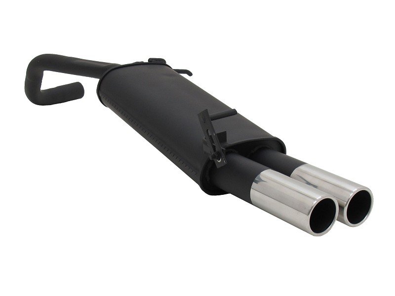 Novus Sport Endschalldämpfer für VW Polo 9N / 9N3 2x76mm A3332E76