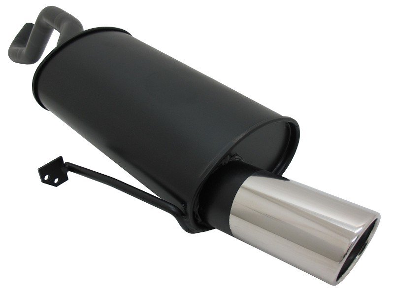 Novus Sport Endschalldämpfer für Renault Clio 3 1x90mm SR-Design A4491E90SR
