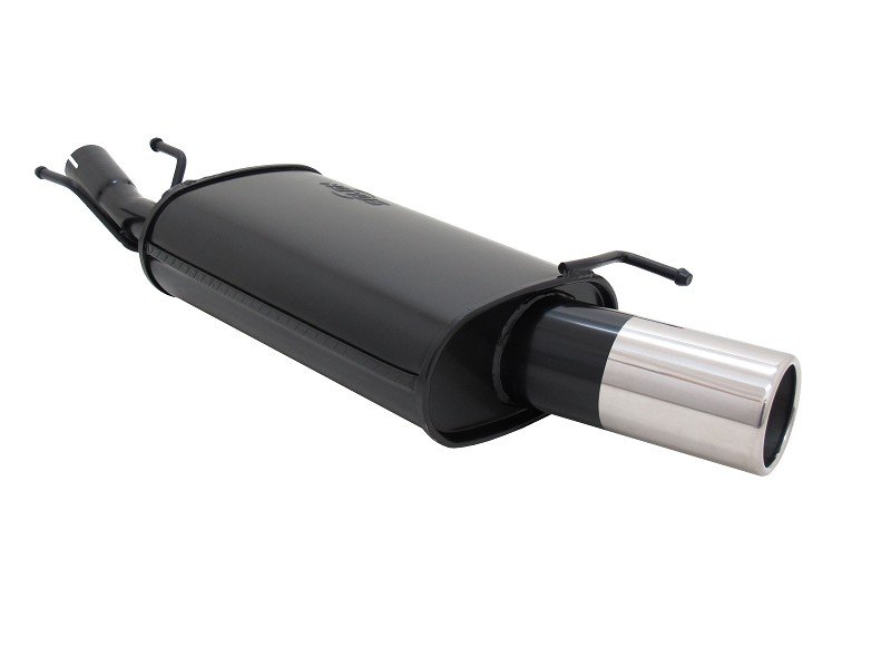 Novus Sport Endschalldämpfer für Ford Fiesta MK4 / MK5 / JAS / JBS 1x90mm A5301E90