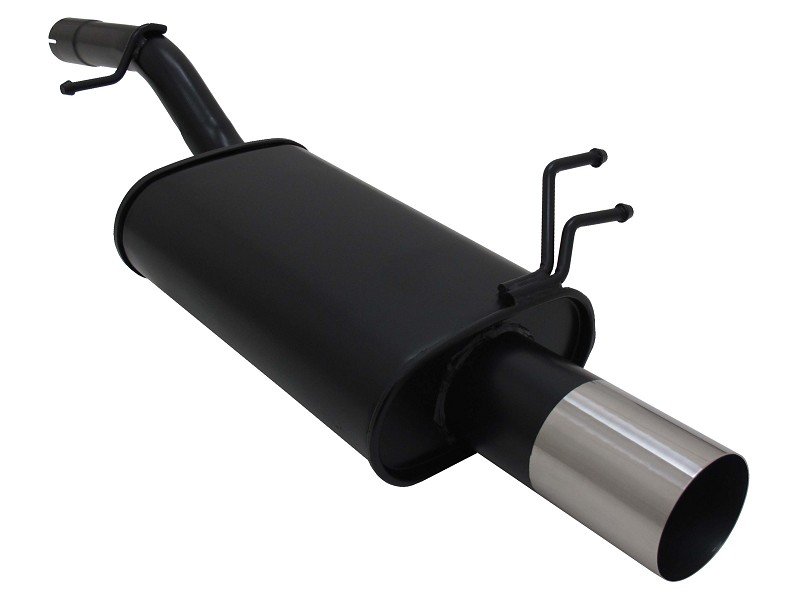 Novus Sport Endschalldämpfer für Ford Fiesta MK6 JH / JD 1x90mm RL-Design A5401E90RL