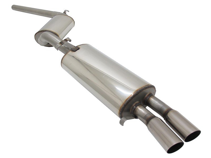 Novus Sportauspuff Anlage 60mm Edelstahl für VW Golf 2 16V Look 2x60mm EA1902E60