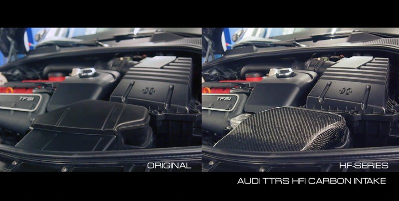 HF-Series Carbon Ansaugstutzen für Audi TT, TTS und TTRS 8J HGIBVAG25-2