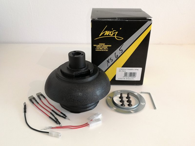 Set Luisi Mirage Sportlenkrad Wildleder schwarz geschüsselt & Nabe Honda Civic Type-R 2001-2006 W3012