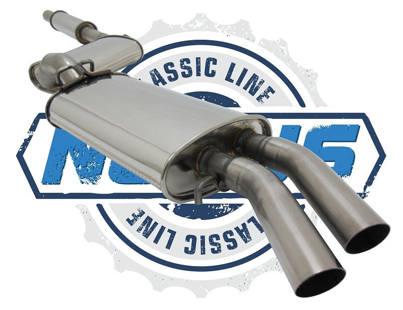 Novus Classic Line Edelstahl Anlage für Golf 2 1.8 16V GTI NCA219