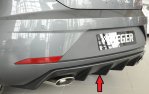 Rieger Heckeinsatz Seat Leon Cupra (5F) 01.17- (ab Facelift) - 27037