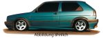 Rieger Seitenschweller VW Golf 2 83-91 - 48034