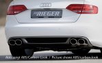 Rieger Heckeinsatz Audi A4 (B8/B81) 11.07-12.11 (bis Facelift) - 55503