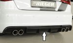 Rieger Heckeinsatz (Typ: 56805) Audi A3 S3 (8V) 05.13-08.16 (bis Facelift) - 56813