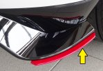 Rieger Heckschürzenansatz seitlich rechts VW Golf 7 GTI-TCR 01.19- - 59519