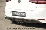 Rieger Heckeinsatz für R-Line Heckschürze VW Golf 7 10.12- - 59569