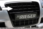 Rieger Grill mit integrierter Kennzeichenauflage schwarz glänzend Audi A4 (8H) 04.02-12.05 (bis Facelift) - 88007