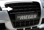 Rieger Grill mit integrierter Kennzeichenauflage schwarz glänzend Audi A4 (8H) 04.02-12.05 (bis Facelift) - 88008