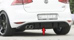 Rieger Heckeinsatz schwarz glänzend VW Golf 7 10.12-12.16 (bis Facelift) - 88028