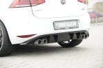 Rieger Heckeinsatz schwarz glänzend VW Golf 7 10.12-12.16 (bis Facelift) - 88029