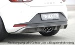 Rieger Heckeinsatz schwarz glänzend Seat Leon FR (5F) 01.13-12.16 (bis Facelift) - 88032