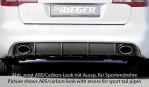 Rieger Heckeinsatz schwarz glänzend Audi A6 (4F) 10.08-08.11 (ab Facelift) - 88044