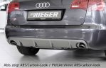 Rieger Heckeinsatz schwarz glänzend Audi A6 (4F) 04.04-09.08 (bis Facelift) - 88051