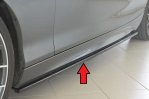 Rieger Seitenschwelleransatz schwarz glänzend BMW 1er F20 (1K4) 05.2015- (ab Facelift) LCI - 88052