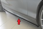 Rieger Seitenschwelleransatz schwarz glänzend BMW 1er F20 (1K4) 05.2015- (ab Facelift) LCI - 88053