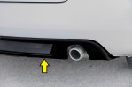 Rieger Heckeinsatz (GBL-55268) schwarz glänzend Audi A4 (8H) 01.06- (ab Facelift) - 88075