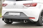 Rieger Heckeinsatz schwarz glänzend Seat Leon FR (5F) 01.13-12.16 (bis Facelift) - 88089