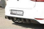 Rieger Heckeinsatz für R-Line Heckschürze schwarz glänzend VW Golf 7 10.12- - 88093