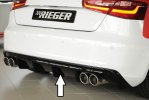 Rieger Heckeinsatz (GBL56787) schwarz glänzend Audi A3 (8V) 07.12-08.16 (bis Facelift) - 88101