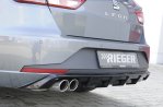 Rieger Heckeinsatz schwarz glänzend Seat Leon FR (5F) 01.13-12.16 (bis Facelift) - 88103