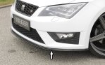 Rieger Spoilerschwert schwarz glänzend Seat Leon Cupra (5F) 03.14-12.16 (bis Facelift) - 88105