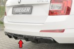 Rieger Heckeinsatz schwarz glänzend Skoda Octavia (5E) 02.13-01.17 (bis Facelift) - 88109