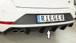 Rieger Heckeinsatz schwarz glänzend Seat Leon FR (5F) 01.17- (ab Facelift) - 88134
