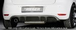 Rieger Heckeinsatz (GBL-59510) schwarz glänzend VW Golf 6 10.08- - 88144