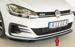 Rieger Spoilerschwert nur für GTI / GTD / GTE schwarz glänzend VW Golf 7 GTD 02.17- (ab Facelift) - 88148