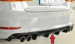 Rieger Heckeinsatz schwarz glänzend Audi A3 (8V) 07.12-08.16 (bis Facelift) - 88158