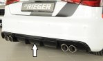 Rieger Heckeinsatz (Typ: 88142) schwarz glänzend Audi A3 S3 (8V) 05.13-08.16 (bis Facelift) - 88172