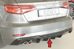 Rieger Heckeinsatz schwarz glänzend Audi A3 (8V) 09.16- (ab Facelift) - 88180