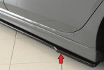Rieger Seitenschwelleransatz schwarz glänzend VW Golf 7 02.17- (ab Facelift) - 88211