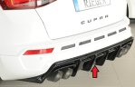 Rieger Heckeinsatz schwarz glänzend Seat Ateca Cupra (5FP) 08.20- (ab Facelift) - 88228