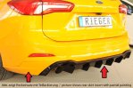 Rieger Heckeinsatz schwarz glänzend Ford Focus 4 ST (DEH) 06.19- - 88237