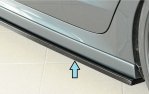 Rieger Seitenschwelleransatz schwarz glänzend Skoda Octavia (NX) 11.19- - 88252