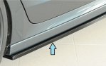 Rieger Seitenschwelleransatz schwarz glänzend Skoda Octavia (NX) 11.19- - 88253