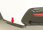 Rieger Heckschürzenansatz seitlich links schwarz glänzend BMW 1er F20 (1K4) 05.2015- (ab Facelift) LCI - 88279