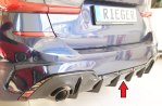 Rieger Heckeinsatz schwarz glänzend BMW 3er G20 (G3L) 03.19- - 88305