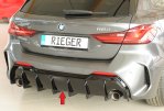 Rieger Heckeinsatz schwarz glänzend BMW 1er F40 (F1H) 07.19- - 88316