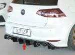 Rieger Heckeinsatz schwarz glänzend VW Golf 7 R 12.13-12.16 (bis Facelift) - 88320